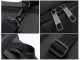 One-Strap Sling Backpack with Combination Lock and USB Port, Black
