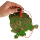 Magnetic maze-frog with balls