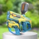 Bakalu KZ1148 Electric Water Gun 2-in-1 Automatic Rifle, Blue/Yellow