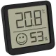 TFA Digital Thermo-Hygrometer Set of 2 Black