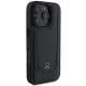 Mercedes iPhone 16 Pro Case Leather Urban, Black