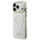 Guess IML Glitters Script Strap MagSafe Phone Case Cover iPhone 17 Pro Max - Clear