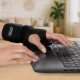 4FIZJO Left Wrist Brace with Rigid Splint, Universal Size, Black