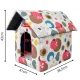 Collapsible Pet House Bed for Dogs and Cats XL