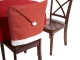 Christmas Chair Covers Santa Hat 6 Pcs Red