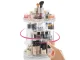 360° Rotating Cosmetics and Jewelry Organizer, Transparent
