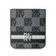DKNY Checkered Pattern Printed Stripes Case for Samsung Galaxy Z Flip 6 Black
