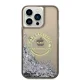 Karl Lagerfeld Liquid Glitter RSG Case for iPhone 14 Pro Max - Black
