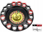 Alcohol Drinking Roulette Game Set, 16 Shot Glasses