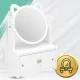 Cosmetic Organizer with Mirror, White, 27x16x13 cm