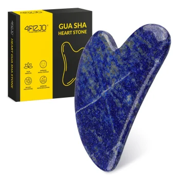 4FIZJO Natural Lazurite Gua Sha Facial Massage Stone