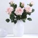 Gardlov Artificial Rose Leaf Branches, 51 cm, Set of 12