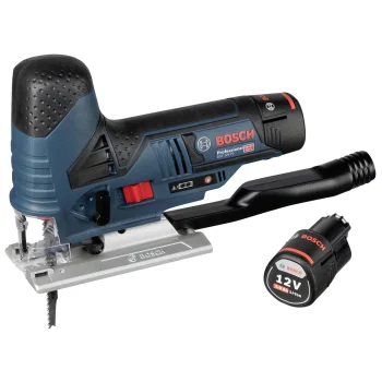 Bosch GST 12V-70 Cordless Jigsaw with 2x 3.0 Ah Batteries and Case