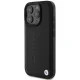 BMW Leather Hot Stamp Case for iPhone 16 Pro - Black