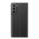 Flip Cover Case for Samsung Galaxy S22+ with Stand Function and Magnetic Flap, Black