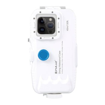 Puluz PU9116W Waterproof Case for iPhone 15/14/13/12/11 Pro Max/Plus, White