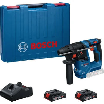 Bosch GBH 18V-18 Cordless Rotary Hammer Drill, 18V, 2x 2.0Ah