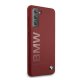 BMW Samsung Galaxy S21+ Case Silicone Signature Logo, Red