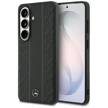 Mercedes Laurel Leaves Stripes MagSafe Case for Samsung Galaxy S26 - Black