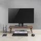 Maclean MC-930 Wooden Monitor / Laptop Stand, Black Walnut