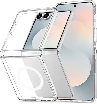 Tech-Protect FlexAir Hybrid MagSafe Case for Samsung Galaxy Z Flip 8 - Transparent