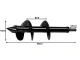 Garden Auger Drill Bit for Planting 30x8cm, Black