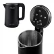 Electric Kettle 1500W with Temperature Control and LED Panel, 1.9L, Black