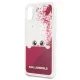 Karl Lagerfeld Liquid Glitter Case for iPhone X, Pink
