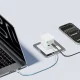 Cuktech AD653W 67W GaN Wall Charger with Retractable USB-C Cable - White