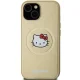 Hello Kitty iPhone 14 Case Leather Kitty Head MagSafe, Gold
