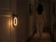 LED Night Light with Hanger and Motion Sensor, Warm Light, Brown