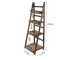 Standing Wooden Flower Stand 4 Level Bookcase
