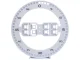 Electronic LED Clock with Alarm and Thermometer, White