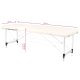 Activfizjo Komfort Folding Massage Table, Aluminum, 2 Sections, Cream