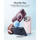 ESR Classic Hybrid Kickstand MagSafe case for iPhone 18 Pro / 17 Pro, matte pink