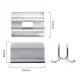 Orico NPB2 Vertical Stand for Laptop, Tablet and Phone, Silver