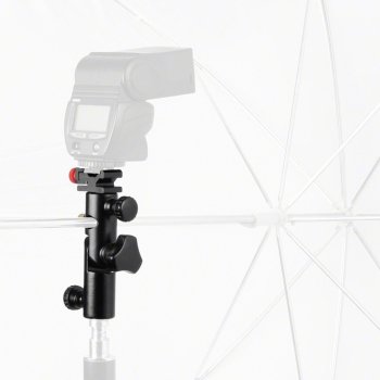 Walimex Metal Flash and Umbrella Holder Black