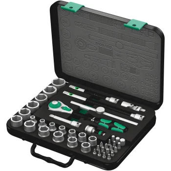 Wera 8100 SB 2 Zyklop Speed Ratchet Set 3/8" Drive Metric, 43-Piece