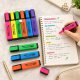 Colorful Highlighter Set, 6 pcs