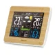 Alecto WS-1560 Weather Station with Wireless Sensor, Bamboo
