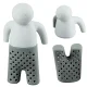 Silicone Little Man Tea Infuser for Loose Leaf Tea, Grey