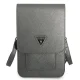 Guess Saffiano Triangle Smartphone Bag & Wallet, Gray