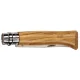 Opinel No. 08 Pocket Knife with Olive Wood Handle & Sheath