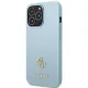 Guess Saffiano 4G Small Metal Logo Case for iPhone 13 / 13 Pro - Blue