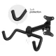 Maclean MC-484 Wall Mount Bike Hanger with Helmet Hook, 30kg