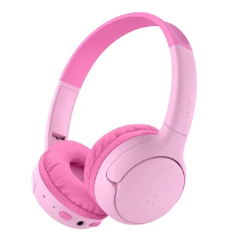Belkin Soundform Mini 2 Wireless Kids Headphones, Pink