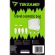 Trizand 00024337 Travel Toiletry Bag with Bottles, Transparent