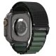 Spigen WBF1 Strap for Apple Watch 44 / 45 / 46 / 49 mm, Black and Green