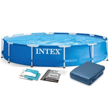 Intex Frame Garden Pool Set 366 x 76 cm with Cover 28210