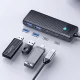 Orico PAPW2AC-C3 USB-C Hub / Docking Station, 2x USB-A 3.0, 2x USB-C, Black